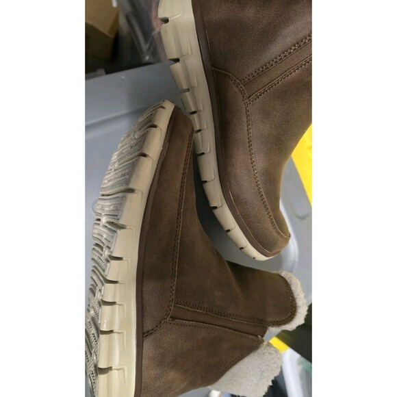 Skechers Slip-ins: On-The-GO Encore - Winter Joy Skechers Women’s Faux Fur Lined Zip Ankle Boots 44779 Chestnut Brown Size 7...